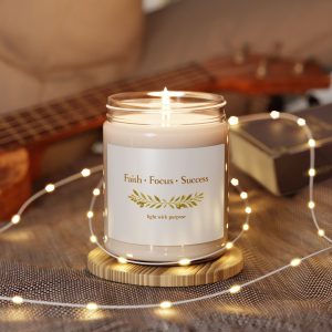 Nursing for Success Candle – Faith. Focus. Nursing Success.