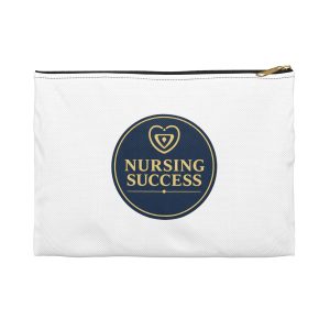 Nursing Success Accessory Pouch — Zip Cosmetic & Nursing Gear Organizer