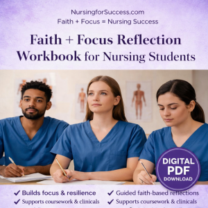 Faith + Focus Reflection Workbook for Nursing Students