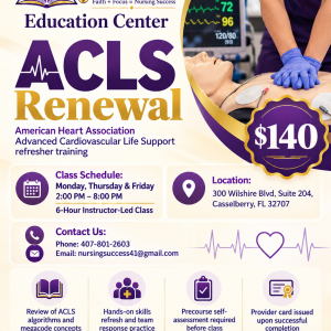 ACLS First-Time Certification